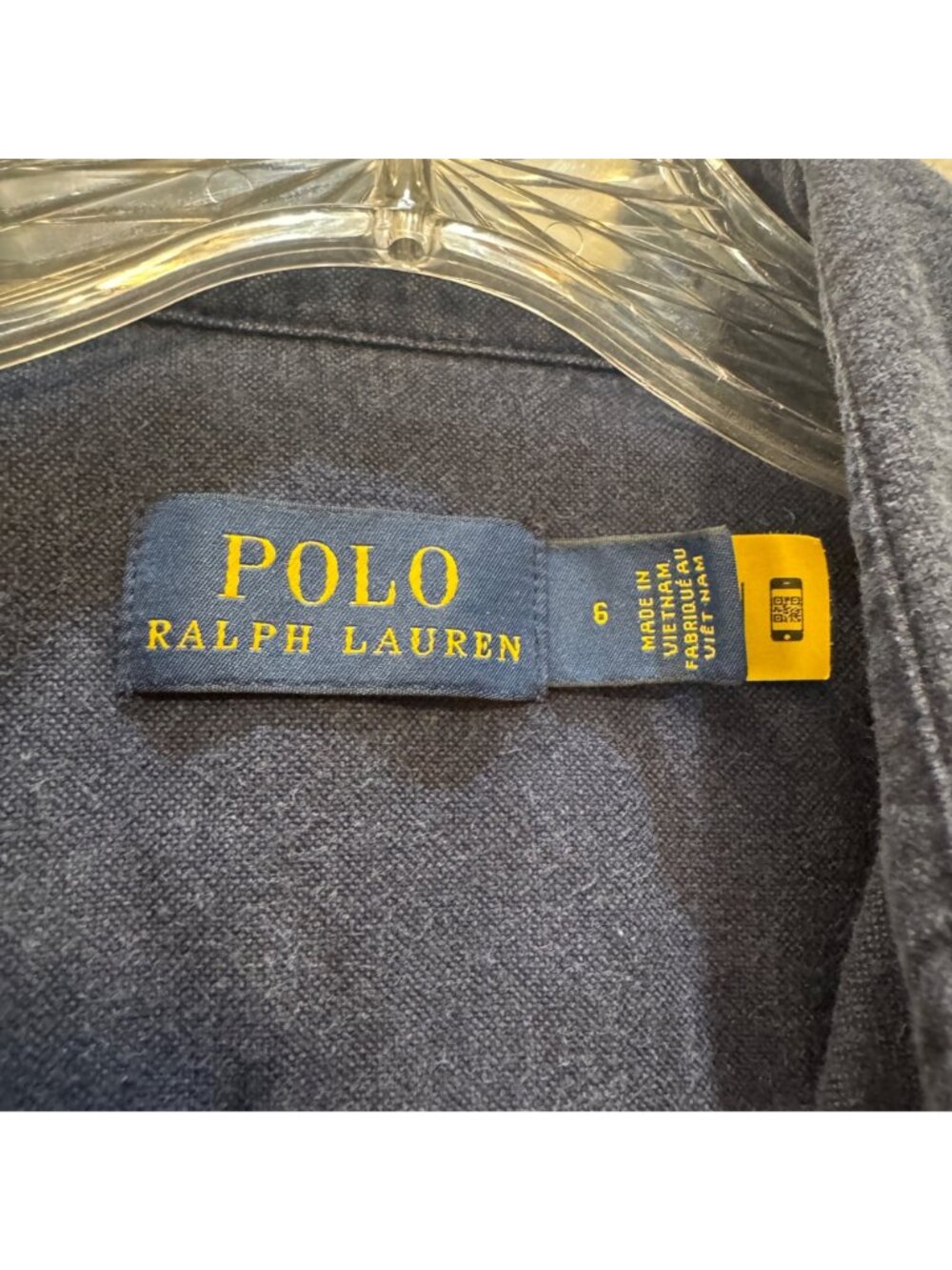 Polo Ralph Lauren Women's Shirt Dress Sleeveless Oxford Belted Navy Blue Preppy - Picture 3 of 10